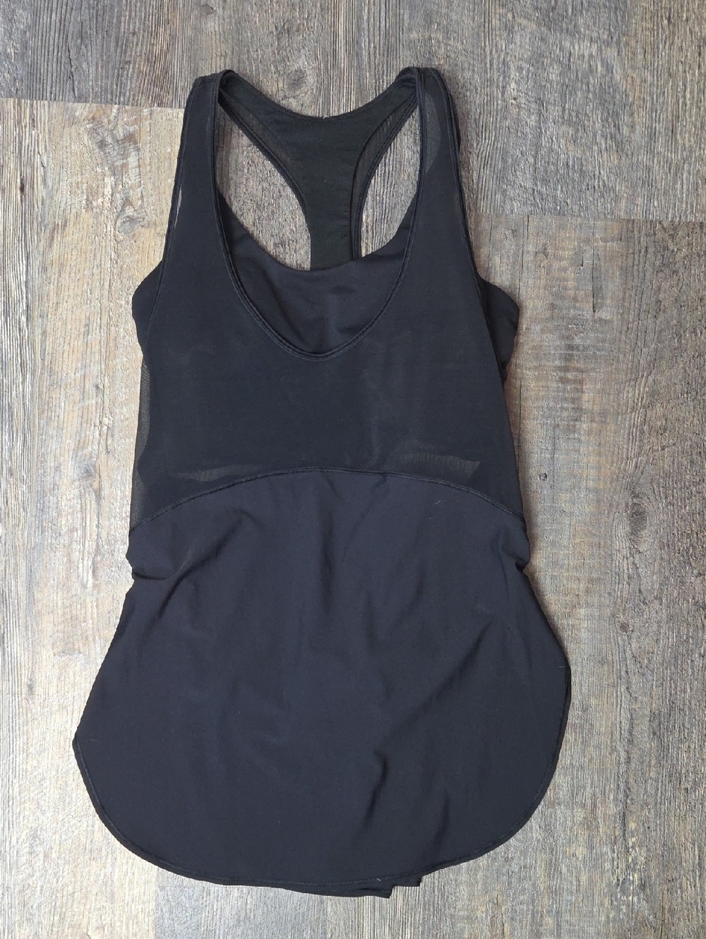 lululemon athletica Black Racerback Tank Top